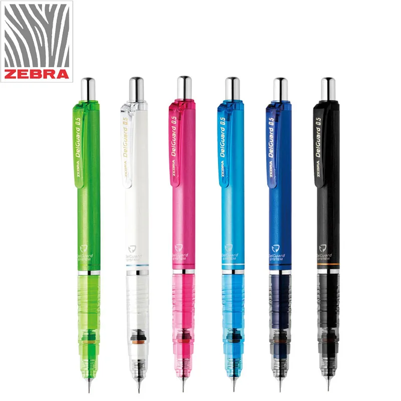 2 Pcs ZEBRA Automatic Pencil 0.3/0.5/0.7mm MA85 Not Easy To Break Lead Broken Core Low Center of Gravity Drawing Activity | Канцтовары