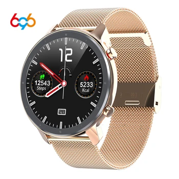 

696NJYL11 Smart Watch Men Women Heart Rate Monitor Bracelet Sleep Blood Pressure Fitness Tracker Waterproof Sport Square Watch