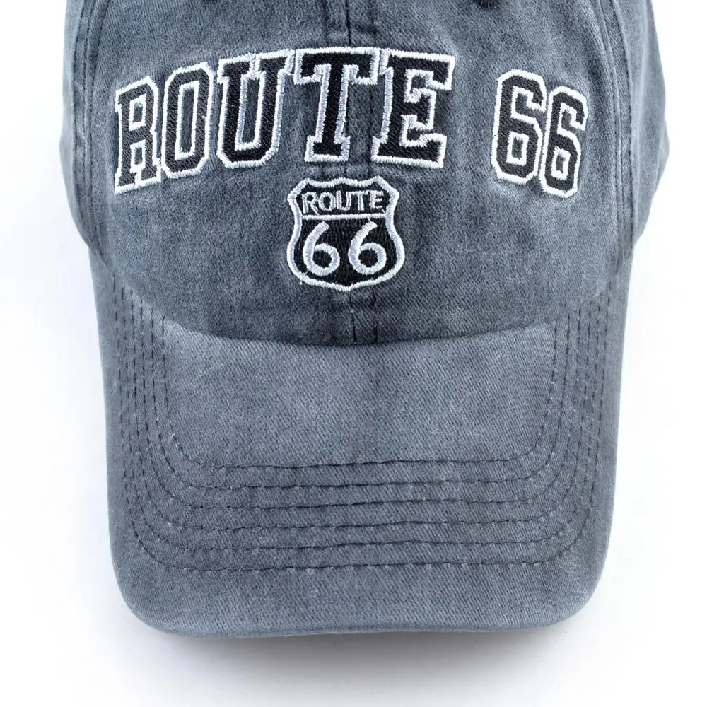 Route 66 Vintage Dad Hat – Adjustable Cotton Baseball Cap, Embroidered & Distressed Style | One Size Fits All - View #13