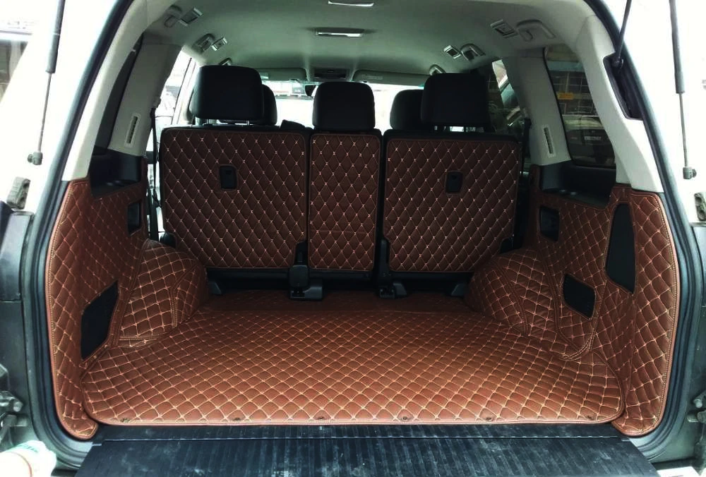 Роскошный Коврик для багажника автомобиля Toyota Land Cruiser 200 Prado 150 5 местный защитный