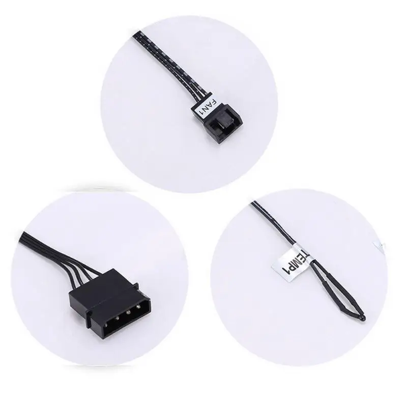 4 канальный контроллер скорости охлаждения процессора температуры с поворотной