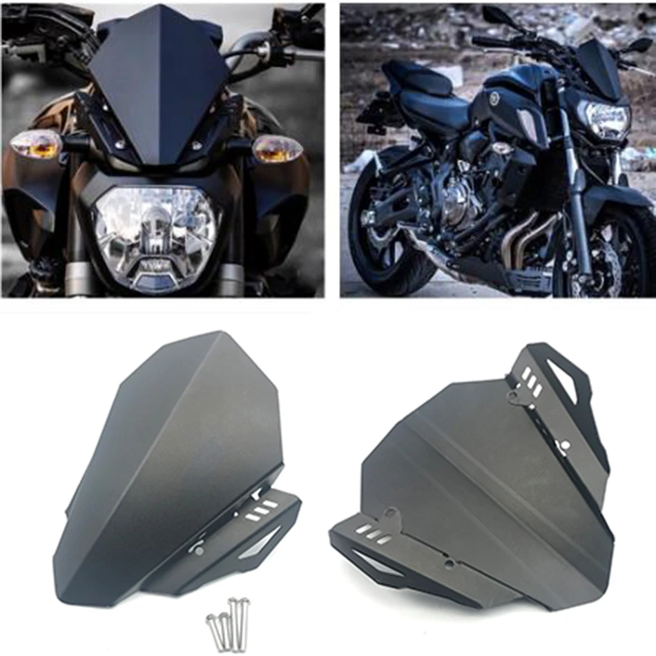 Для Yamaha MT 07 MT07 MT-07 FZ FZ07 FZ-07 2018 2019 2020 мотоциклетный дефлектор CNC лобовое стекло