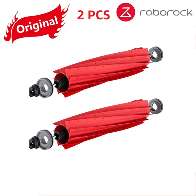 Original Roborock S7 Parts of Washable Filter Main Brush Mop Cloth Side Brush Dust Bag Bracket Robot Vacuum Cleaner Accessories Main brush X2