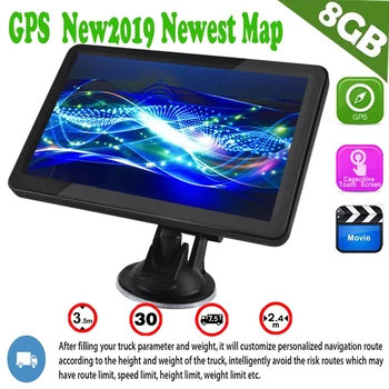 

Car GPS Automatic Voice Navigation Touch Screen 7 Inches 800x480 USB Built-In Accurate Maps Car GPS Navigation Car Electronics