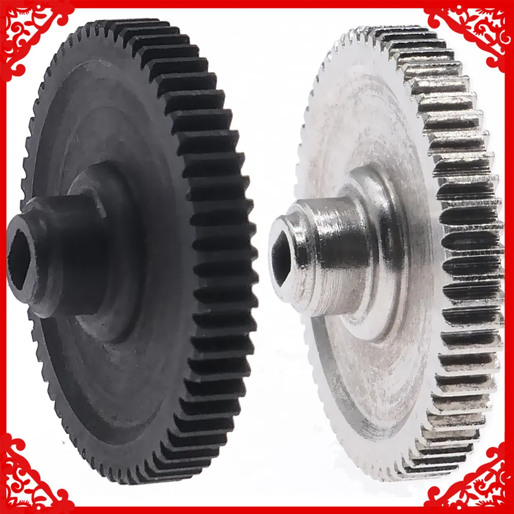 Стальная шестерня #45 60T 0 5 мод 48P для горизонта ECX 1-12 Barrage 1-18 Temper 1-10 RGT 136100 и FTX Outback
