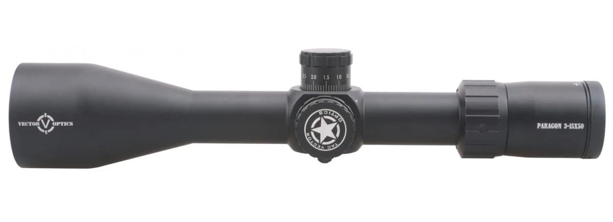 Векторная оптика Paragon 3-15x50 SFP тактический прицел 1/10 мил 30 мм монотрубный Красный Подсветка башенки с функцией блокировки