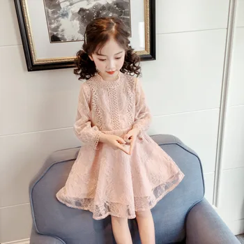 

Children's Clothing Girl Dress 2020 Summer New Elegant Lace Princess Banquet Dress Children Wedding Dress Banquet Dress4-8 Years
