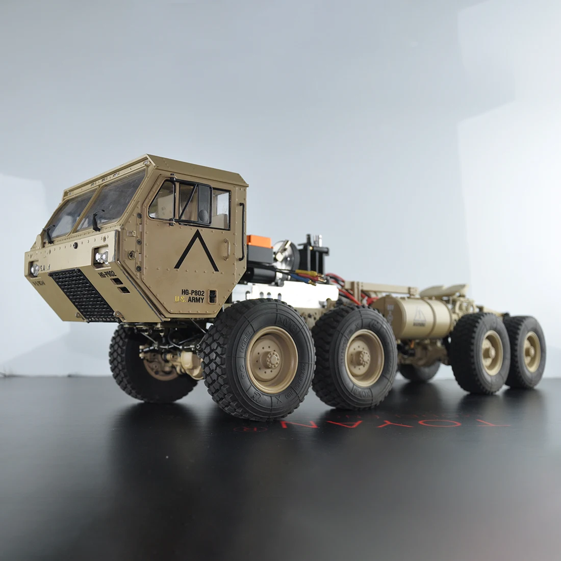 1:12 8x8 R/C 2,4 г Высокая лошадиная сила метанол газовый военный грузовик внедорожник(в том числе трансмиссия и так далее