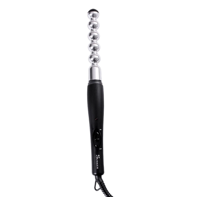 

SURKER Ceramic Electric Hair Curling Iron Dry/Wet Professional Hair Curler Women Corrugation For Styling Easy Alisador De Barba