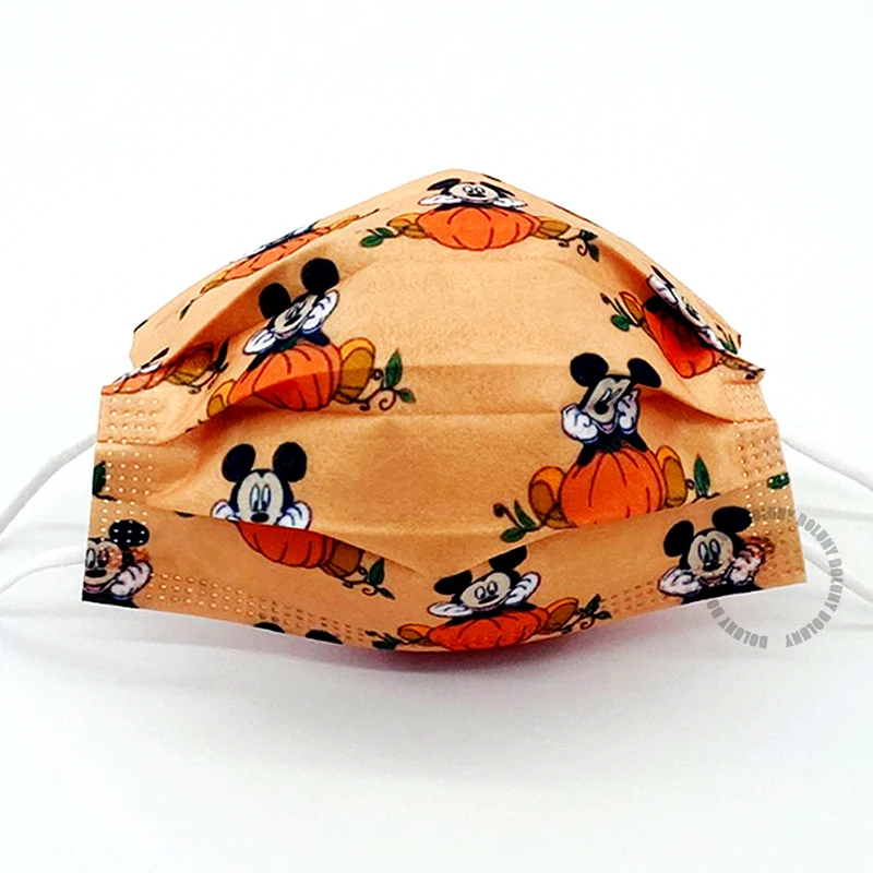 Рисунок 4 - Милые одноразовые маски с тыквой