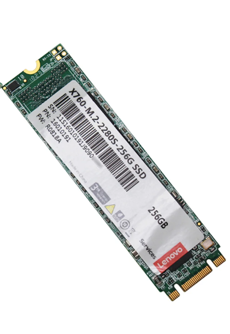 Original Lenovo SSD SSD M.2 SATA 2280 aurora X760 serie M.2 2280 (NGFF) 256GB