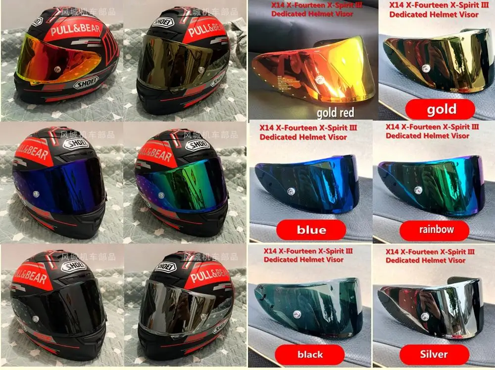 Helmet Visor Lens for Shoei X14 Z7 NXR 