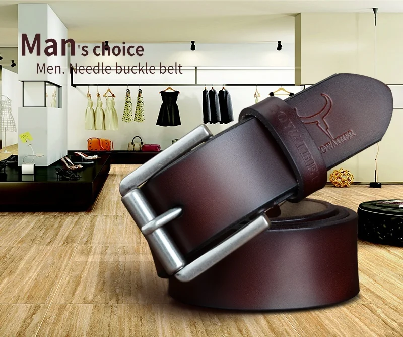 COWATHER Men's Leather Belt Image 3