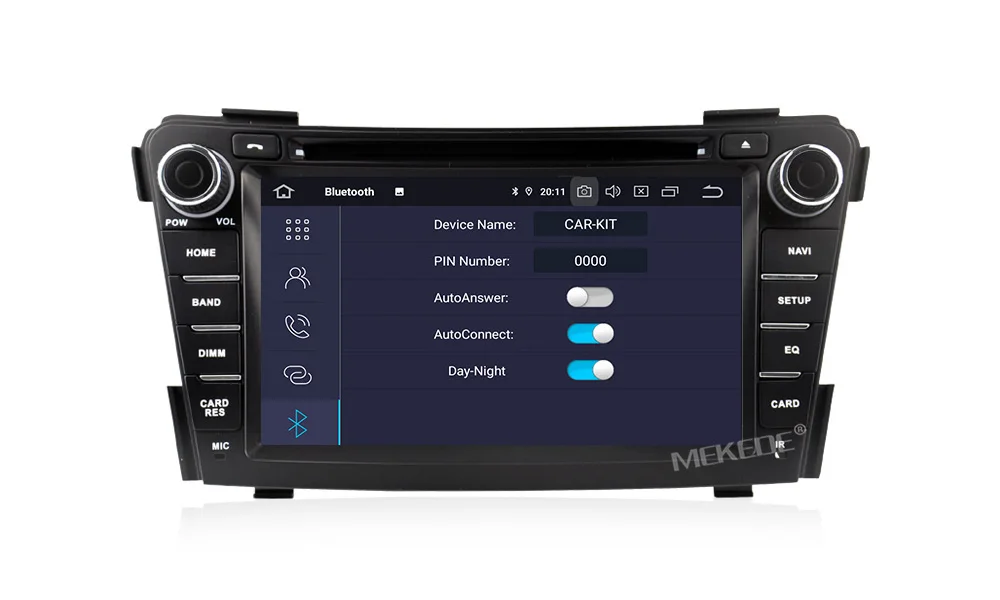 Top Android 9.0 2din Car Multimedia Player 7" Touch Screen Autoradio Stereo For HYUNDAI i40 2012-2014 Support Rear View Camera WIFI 6