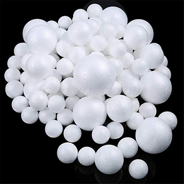 10Pcs 20-80mm Modelling Polystyrene Styrofoam Foam Ball XMAS Decor Wedding  Party Drop Shipping - AliExpress