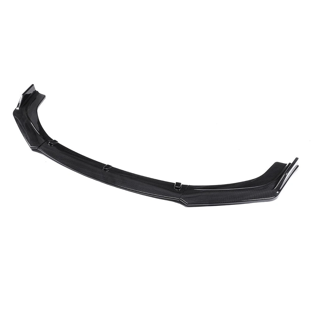 Carbon Front Bumper Fiber Front Bumper Pratical Carbon Fiber Front Bumper Decoration Cover ABS Universal for Civic