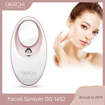 

Portable Usb Nano Ionic Water Mini Handheld Face Mist Sprayer Deep Moisturizing and Hydrating Skin Care Tool Water Spa OKACHI