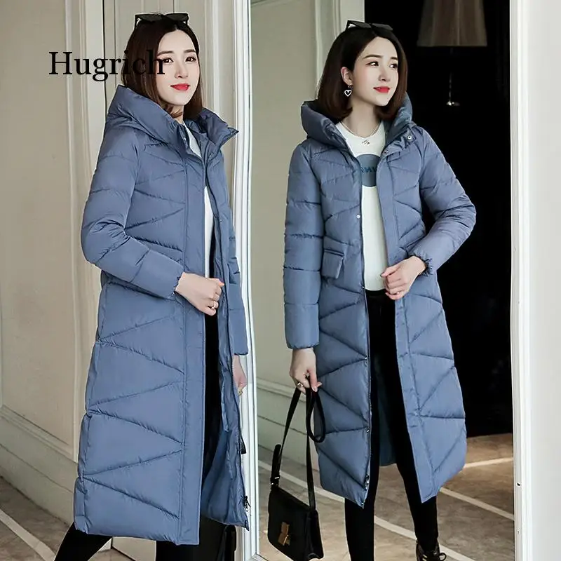 3Xl женские парки, зимнее теплое пальто с капюшоном, облегающая Базовая куртка с хлопковой подкладкой, Женская Повседневная Длинная Верхняя одежда для женщин 2020