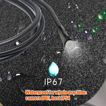 

Borescope Industrial Dual Lens Rechargeable Inspection Snake Camera HD 1080P 32GB TF Card Car Repairing USB Endoscope Home Drain