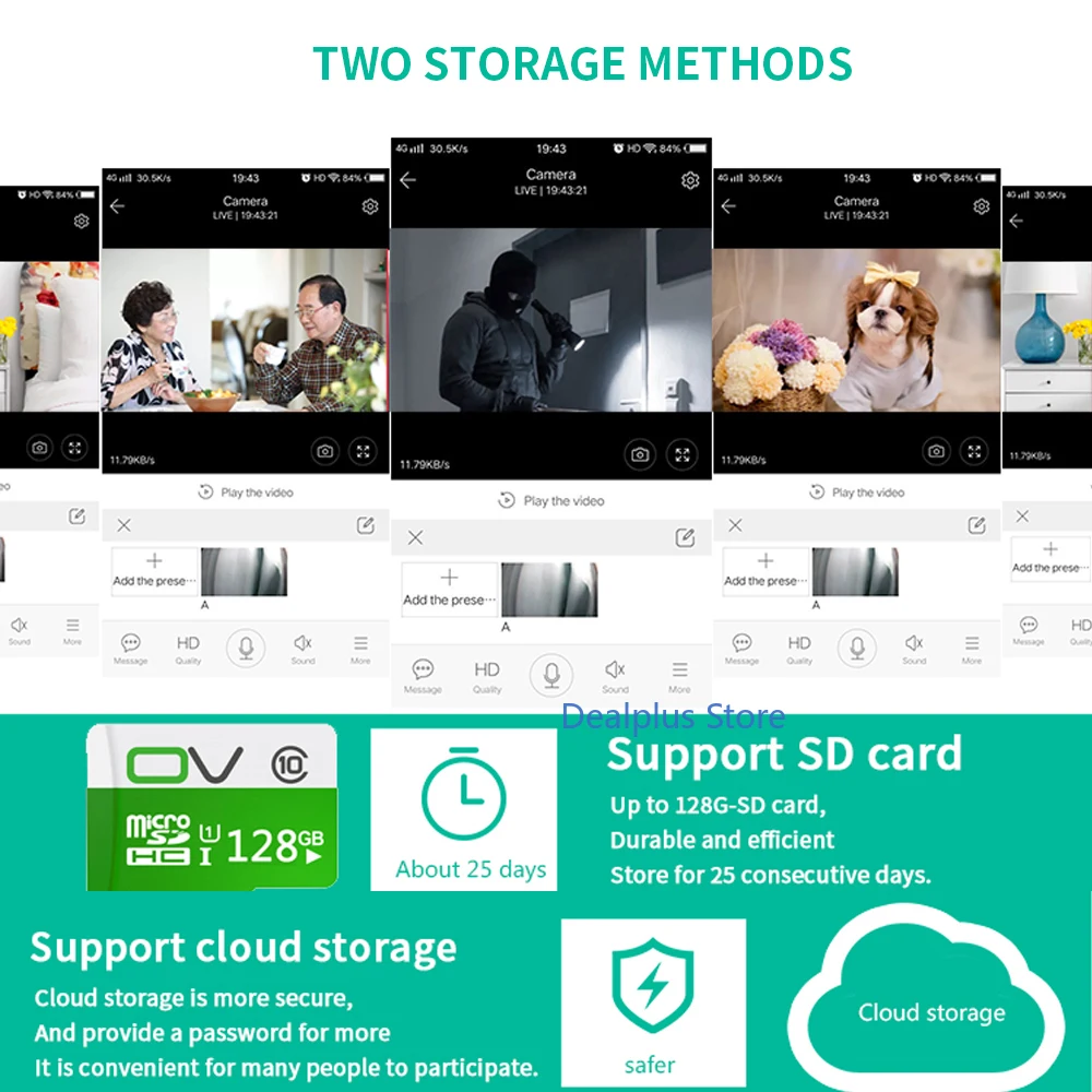 Wifi TUYA CAMERA Smart Cloud 1080P PTZ IP Camera Outdoor Auto Tracking Google Home Alexa Video Surveillance CCTV Security Cam