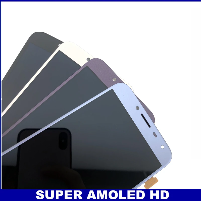 Для J400 AMOLED lcd для samsung Galaxy J4 J400 J400F J400G/DS SM-J400F ЖК-дисплей кодирующий преобразователь сенсорного экрана в сборе Замена