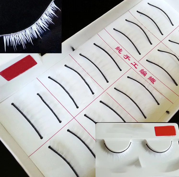 8 10 Pairs 3D Anime Dolls with False Eyelashes Short False Eyelashes Simulation Natural Curling Short Dolls Eyelashe - Цвет: 8