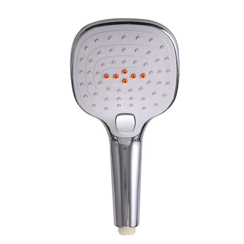

Universal Shower Head Handshower Bath Shower Accessories Bathroom High Pressure Water Saving 3 Modes Square Adjustable Sprayer