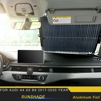 

Auto Car Sun Shade Windshield UV Protection Curtain Sunshade Window Mesh Sun Visor Summer Film for Audi A4 A5 S4 S5 B9