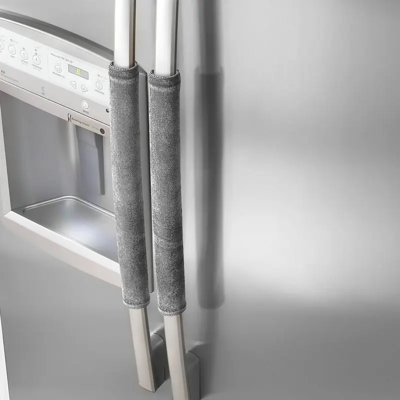 Appliance Handle Cover Refrigerator Door Handle Cover Kitchen Appliance Decor Handles Antiskid Protector Gloves For Fridge Oven Keep off Fingerprints