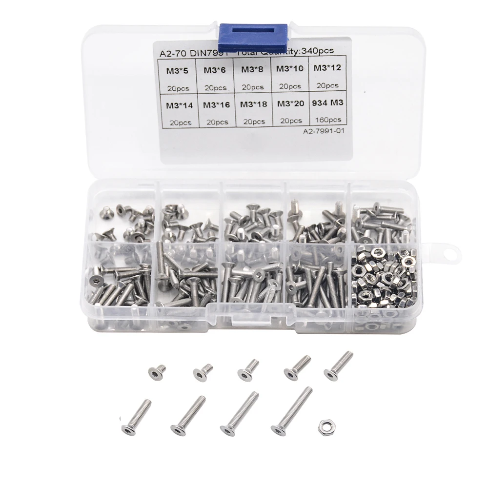 340pcs DIN7991 KIT-5