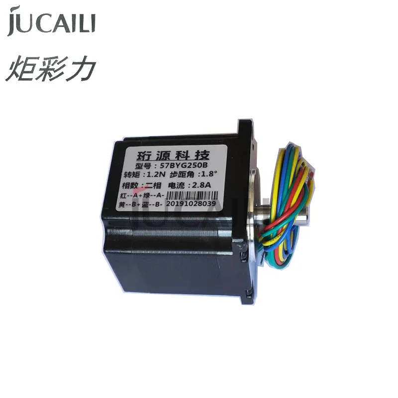 Motor Jucaili принтер шаговый двигатель с HYQD60-4200 драйвера для xp600 головка для Allwin Xuli эко сольвентный принтер Бумага подающий мотор - Цвет: Motor