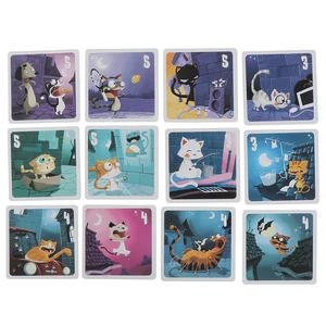 Board Game English Fun Deck Playing Cards Gift Box Family Funny Entertainment Board Game Werewolf And Cat Tarot Card Deck