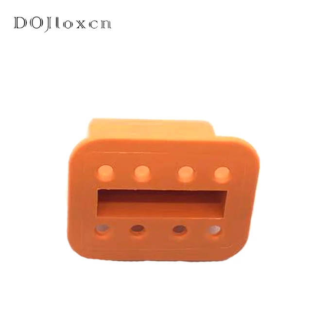 20/50/100/200/500 Pcs DEUTSCH Connector Accessories Apron Sealing Rubber Buckle For DT 2/3/4/6/8/12/Pin Male Female Connector 8p B