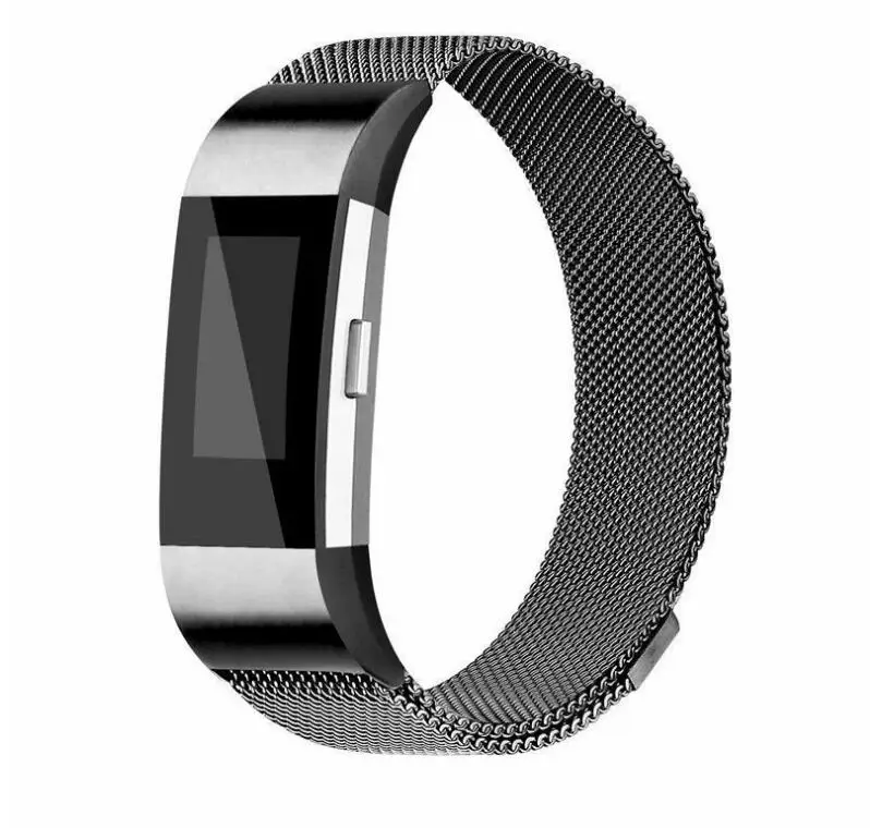 Браслет для Fitbit charge2 Миланский ремешок часов сменный металлический браслет