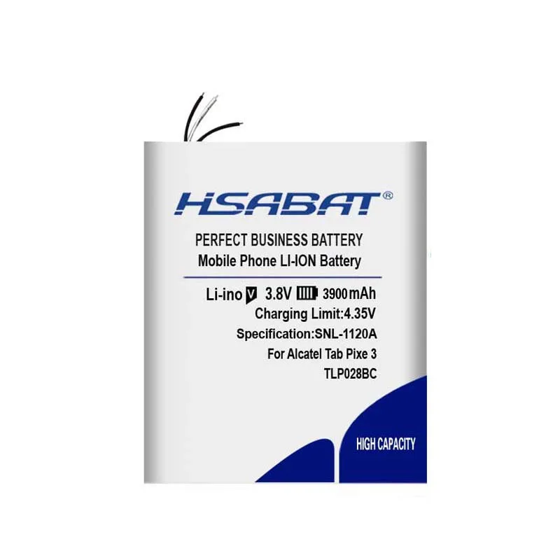 HSABAT 3900 мАч TLP028BC TLp028BD аккумулятор для Alcatel tab pixe 3