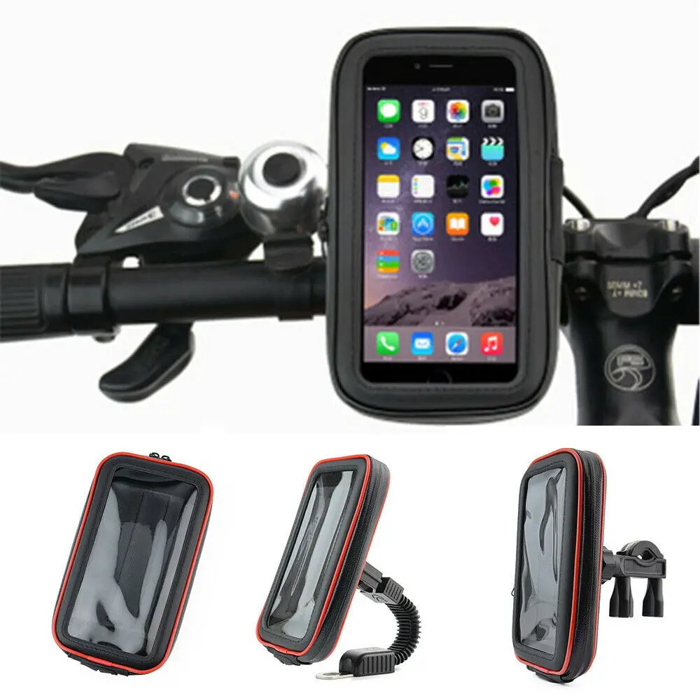 Bicycle Phone Holder Motorcycle Stand Waterproof Phone Bag Universal
