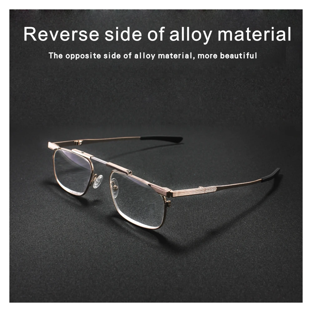 Rolipop Reading Glasses Men Adjustable Magnifier Folding Alloy Portable