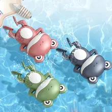 

0-12 7*12cm Months Cute Baby Bath Toys Kids Swimming Pool Water Game Wind-up Clockwork Animals Frog Children Water Toys Gifts