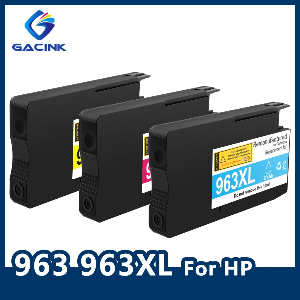 Gacink 963 963xl Cmy Compatible Ink Cartridge For Hp Officejet Pro 9010