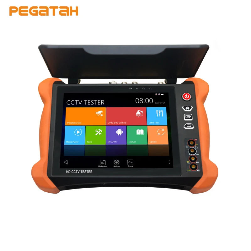  8 inch 4K FOR hikvision IP CCTV Camera Tester ipc tester kamery AHD SDI HDMI OPM TDR test Multimete
