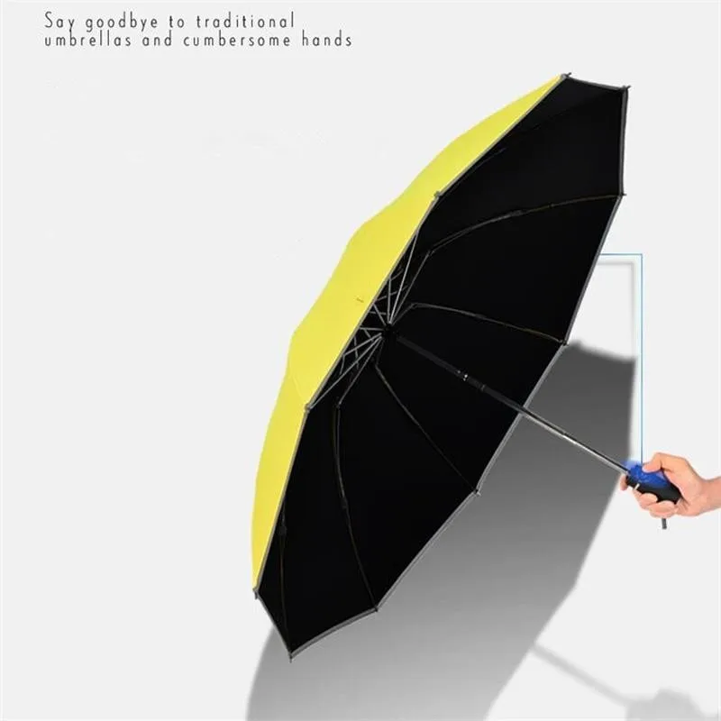 Automatic Windproof Folding Umbrella Reverse Black Coating Women Rain Sun UV Ladies Parasol Big Men Windproof Umbrellas AA50YS