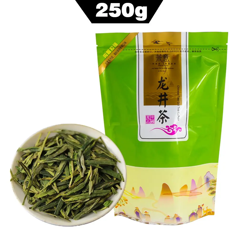 Dragon Well Green Chinese Tea 2021 Dragonwell Organic 250g | Дом и сад