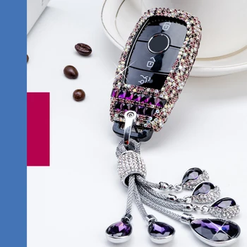 

2020 diamond car key case For Mercedes Benz 2017 E Class W213 2018 S class car interior accessories romote control key new