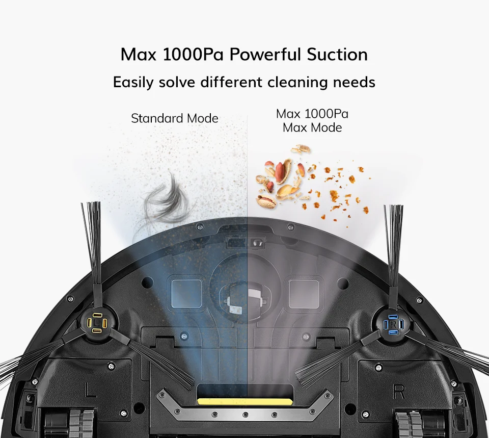 ILIFE V8 Plus Wet Mop Navigation Planned Robot Vacuum Cleaner
