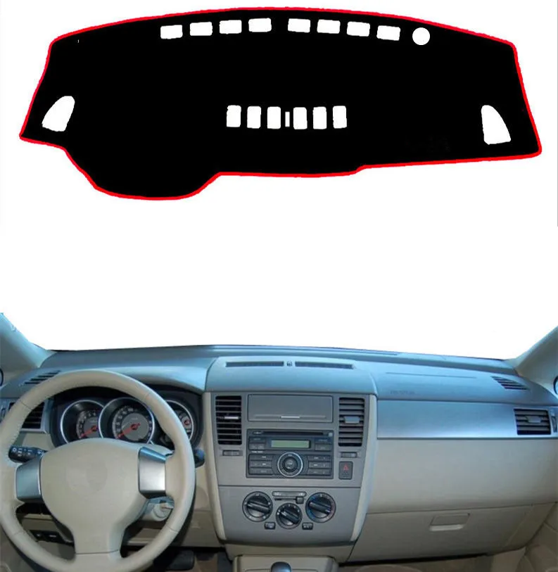 Коврик для приборной панели Nissan Tiida Latio Versa Trazo 2004 2005-2009 2010 2011 автомобильные