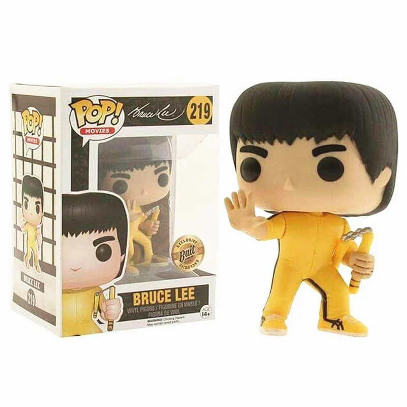 FUNKO POP king of Kung Fu Брюс Ли виниловые фигурки Коллекция Модель игрушки для детей Рождественский подарок с коробкой