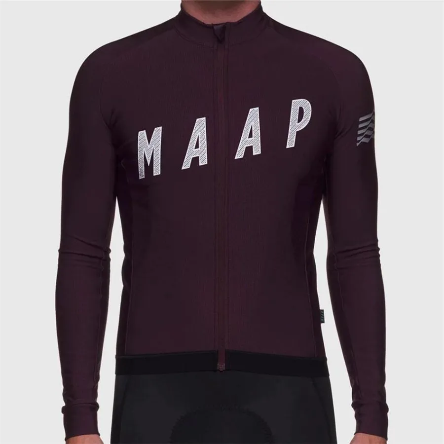 Jersey Shirts 10 Весна осень Мужская велосипедная Джерси с длинным рукавом Джерси рубашки Por Team MAAP MTB велосипедный костюм, трико Ropa Ciclismo Джерси - Цвет: Jersey Shirts 10