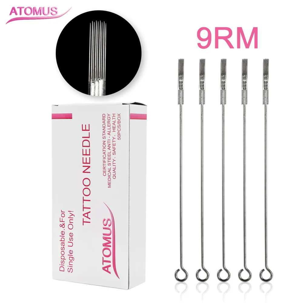 

50/100pcs 9RM Needles Disposable Tattoo Medical Pre-Sterilized Body Art Tattoo Supply Tattoo Disposable Medical Grade Needle