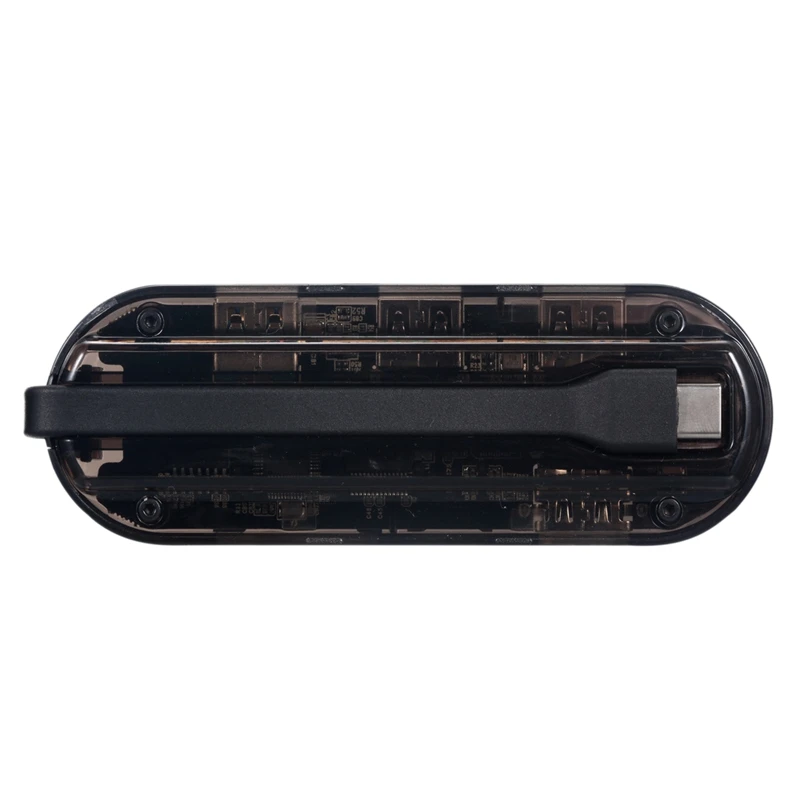 USB C концентратор для USB3.0 TF SD ридер HDMI VGA RJ45 3,5 аудио мини DP док-станция для MacBook Pro USB-C type C 7 портов USB C концентратор