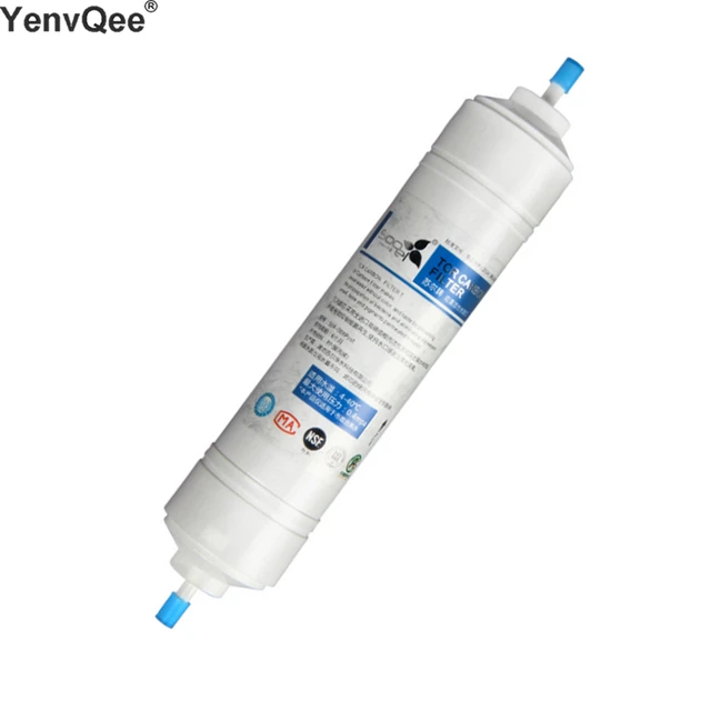 1/4 Quick Connect T33 Inline Post Carbon Water Filter for RO